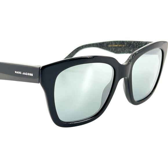 Marc Jacobs MARC 229S Womens Sunglass NS8T4 Black Glitter w Mirror main image 4